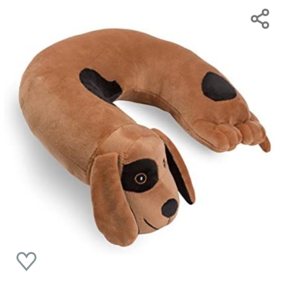 Unlisted Other - Bundle W/ This-Kid's Travel Buddy and Comfort Pillow, Brown Dog